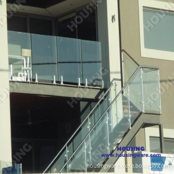 Fully Customized Laminated Glass Fences for Staircase